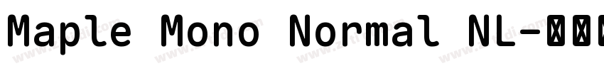 Maple Mono Normal NL字体转换 Maple Mono Normal NL字体转换
